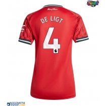 Ženski Nogometni dresi Manchester United Matthijs de Ligt #4 Domači 2025-26 Kratek Rokav